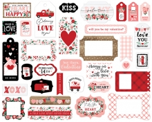 Die Cuts Echo Park - Hello Valentine - Frames & Tags