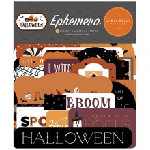 Die Cuts Ephemera Carta Bella - Halloween - 34 st