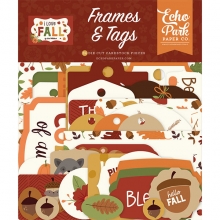 Die Cuts Frames & Tags - Echo Park - I Love Fall - 34 st
