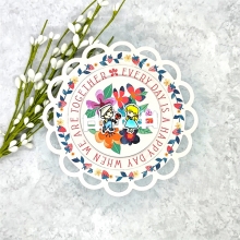 Die Cuts LDRS Creative One Fine Day 55 st Mönstrade Scrapbooking Papper