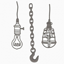 Dies Studiolight Industrial 2.0 Lights till scrapbooking, pyssel och hobby