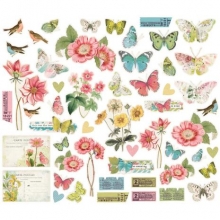 Die Cuts Simple Stories - Simple Vintage Botanicals - 53 Delar