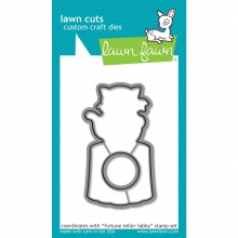 Die Lawn Fawn Fortune Teller Tabby Stämplar