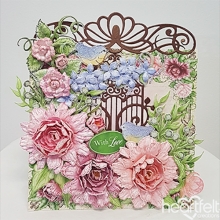 Die - Large Sweet Peony - Heartfelt Creations
