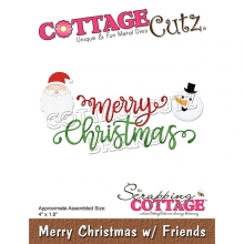 Dies Cottage Cutz - Merry Christmas with Friends