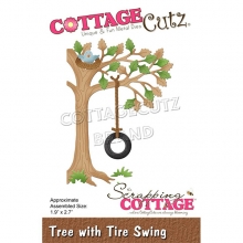 Dies Cottage Cutz - Tree With Tire Swing