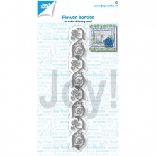 Dies JoyCrafts Flower Border till scrapbooking, pyssel och hobby