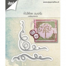 Dies JoyCrafts Ribbon Swirls till scrapbooking, pyssel och hobby