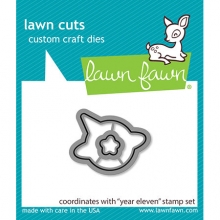 Dies Lawn Fawn Year Eleven Stämplar till scrapbooking, pyssel och hobby