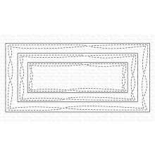 Dies My Favorite Things Wonky Stitched Mini Slimline 3