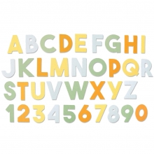 Dies Alfabet Bigz - Höjd 30 mm - Chunky - Sizzix