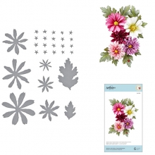 Dies Spellbinders - Button and Daisy Chrysanthemum