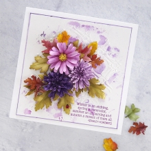 Dies Spellbinders Button and Daisy Chrysanthemum Spellbinder