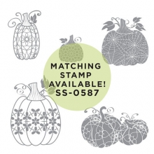 Dies Spellbinders Marthas Pumpkins Halloweenpyssel Höstpyssel