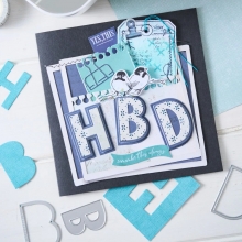 Dies Alfabet - Höjd 51 mm - This or That - Sizzix Thinlits Die Set