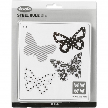 Dies Fjäril 14x15,25 cm till scrapbooking, pyssel och hobby