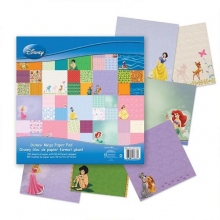 Disney Mega Paper Pad 12”x12” 150 Ark Scrapbooking Papper