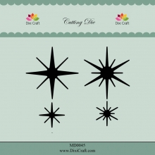 Dixi Craft Die Stars Dies till scrapbooking, pyssel och hobby