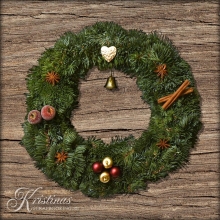 Frigolitring 22 cm - Platt Baksida - Styrolit Krans
