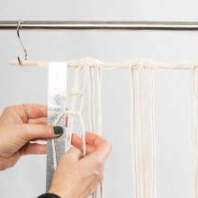 DIY Pysselkit - Makramé Väska - Tygkasse Av Knytgarn