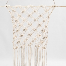 DIY Pysselkit - Makramé Väska - Tygkasse Av Knytgarn