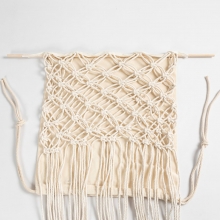 DIY Pysselkit - Makramé Väska - Tygkasse Av Knytgarn