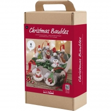 Julpyssel - DIY Kit Julgranskulor - Pärla Fina Julfigurer