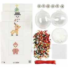 Julpyssel - DIY Kit Julgranskulor - Pärla Fina Julfigurer