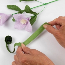 DIY Pysselkit Kräppapper - Vacker Blombukett