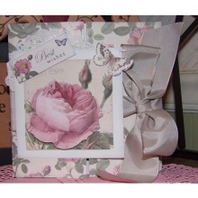 Papermania Botanicals 6"X6" Decoupage Card Kit 3D Ark