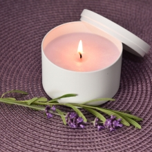 Doftojus i Metallburk Lavendel DIY Beskrivning Ljustillverkning
