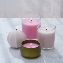 Ljusburk Med Lock 1 st - Guld - 118 ml - Metall