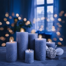 Blå Bekro Ljusfärg för ljustillverkning.