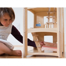 Mini-Möbel i Plywood Bänk L: 13 cm Trädgård Miniatyr