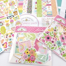 Die Cuts Doodlebug - Hello Again Odds & Ends - 160 delar