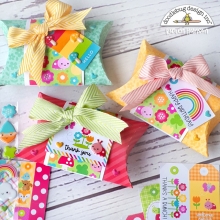 Scrapbooking Papper Doodlebug - Over the RainbowPaper Pad Doodle Bug Scrapbooking Papper Rainbow