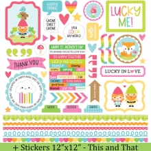 Paper Pad Doodle Bug Scrapbooking Papper Rainbow