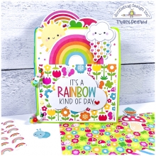 Paper Pad Doodle Bug Scrapbooking Papper Rainbow