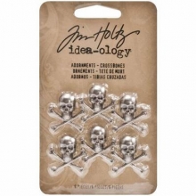 Idea-Ology Metal Adornments Dödskallar Halloweenpyssel Höstpyssel