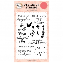 Clearstamps Carta Bella Floral Flowers