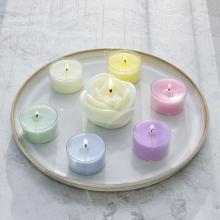 Värmeljusveke med hållare - 40 mm - 25 st