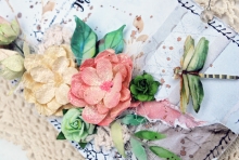 Pappersblommor Shimmer & Shine Flowers Ivory Fleur Des Champs