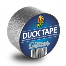 DuckTape Glitter Silver 49 mm x 4,5 m Juldekorationer DIY