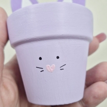 Påskpyssel Kaniner i Krukor