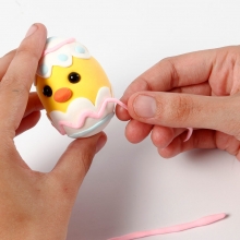 Pysselset Lera Söt påskfamilj Pysselkit till scrapbooking, pyssel och hobby