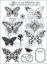 Clearstamps Butterfly Marianne Design Silkonstämpel