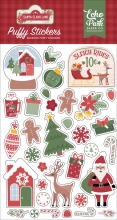 Puffy Stickers Echo Park - Santa Claus Lane