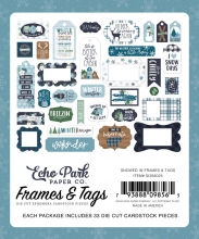Die Cuts Frames & Tags Echo Park - Snowed In - 33 st