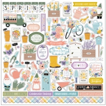Stickers Echo Park - It's Spring Time - 12x12 Tum