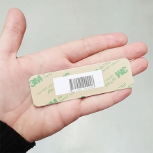 Skylt Till Brevlåda Ingen reklam, tack! - Silver - 30 x 100mm